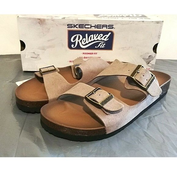 skechers relaxed fit with luxe foam sandals